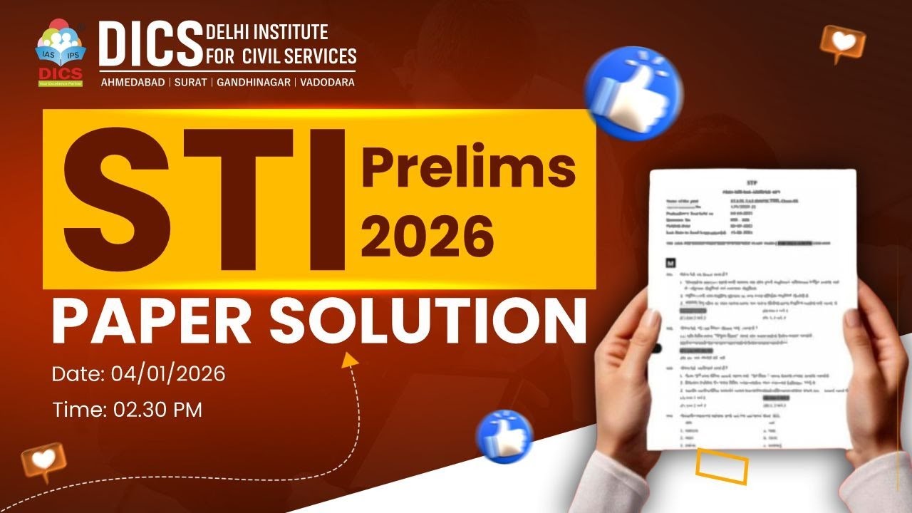 STI Prelims 2026 | Paper Solution | DICS