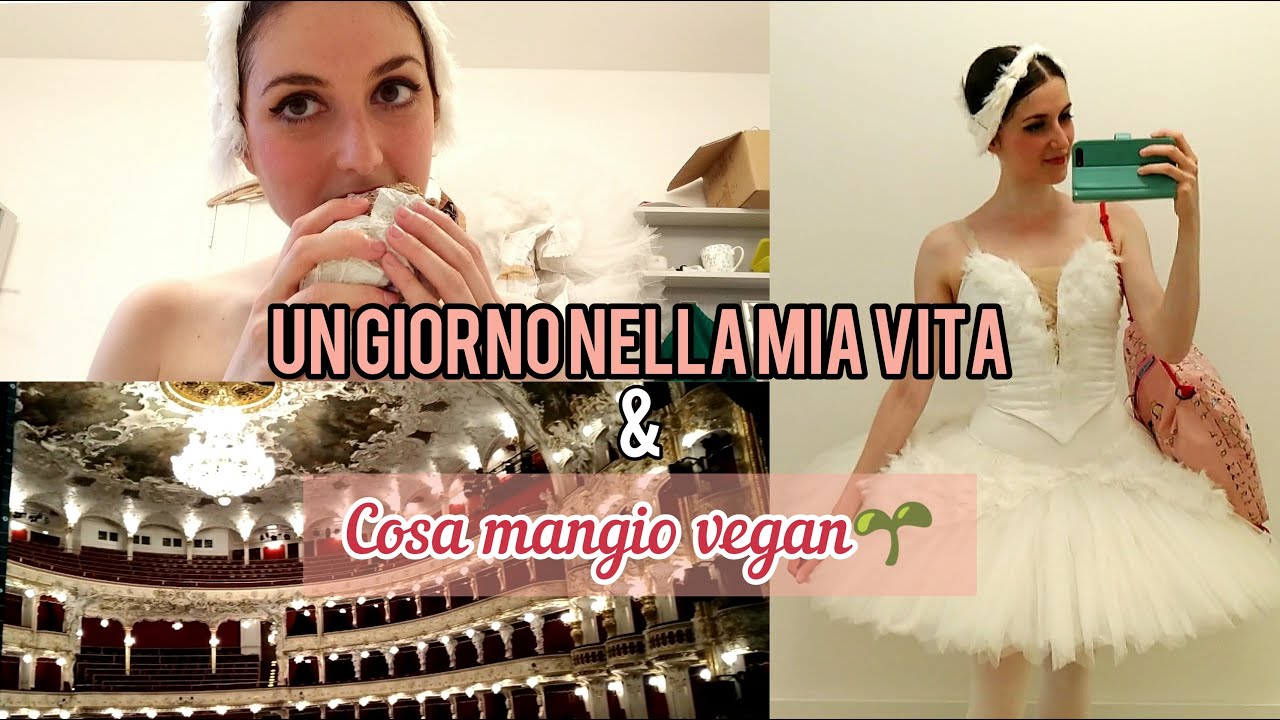 COSA MANGIO IN UN GIORNO quando ho uno SPETTACOLO🩰 Giornata di una ballerina professionista VEGAN🌱