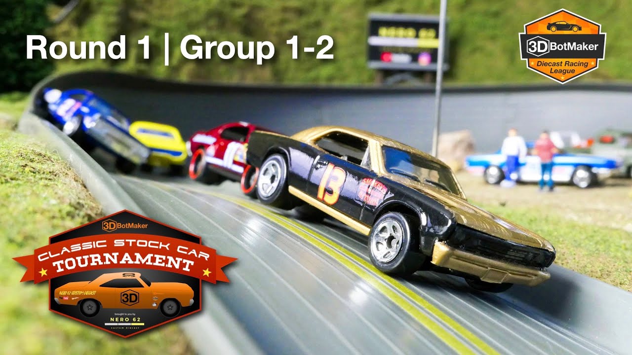 Classic Stock Car Tournament (Round 1 Group 1-2) Diecast NASCAR Race