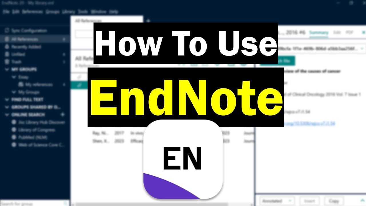 Как использовать EndNote (полное руководство для начинающих)