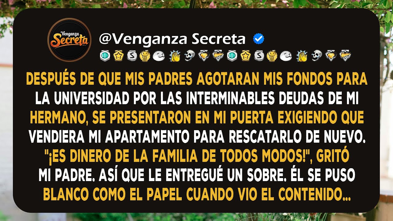 Mis padres exigieron que vendiera mi apartamento para rescatar a mi hermano… otra vez.