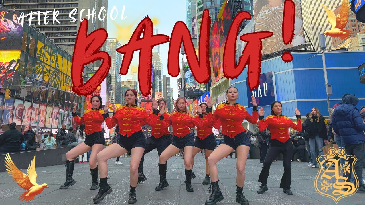 [KPOP IN PUBLIC NYC | TIMES SQUARE] After School (애프터 스쿨) - 'BANG!' THROWBACK -ONE TAKE Cover by CDC