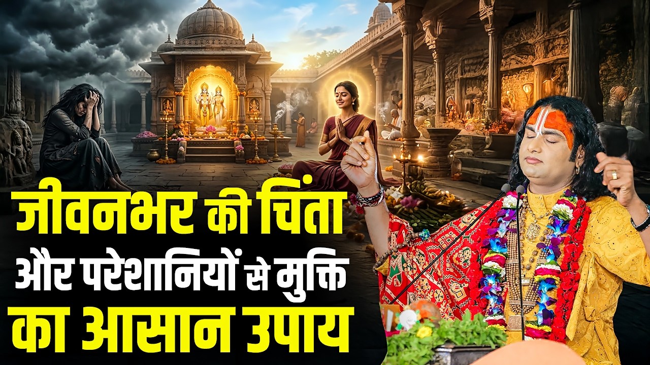 जीवनभर की चिंता और परेशानियों से मुक्ति का आसान उपाय | अनिरुद्धाचार्य जी महाराज