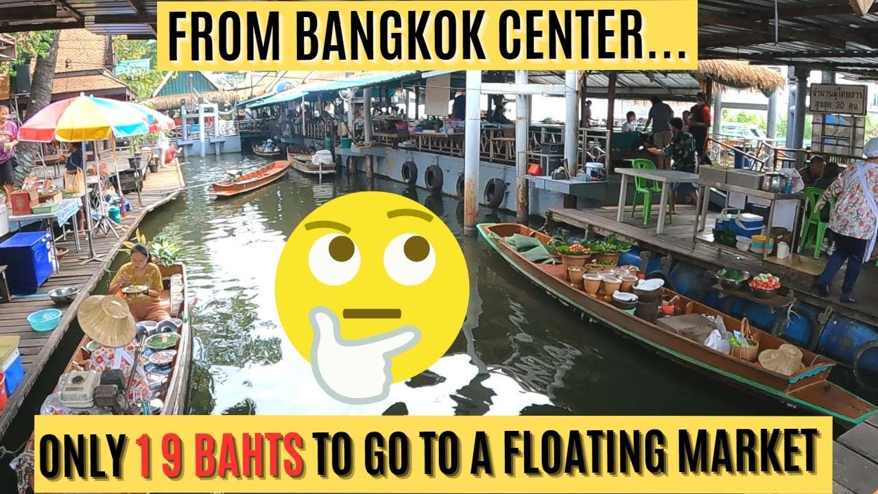 🇹🇭 Bangkok à ne pas rater : Marché  flottant de Taling Chan