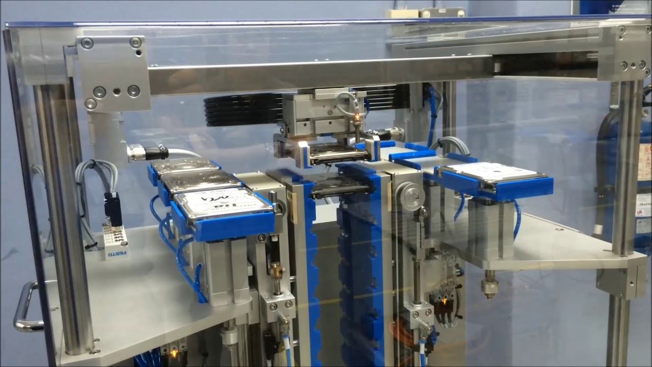 TestWorks Group HDD stacking system