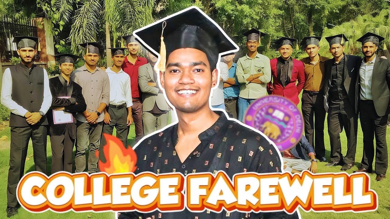 Farewell Party Vlog 🥳| Delhi University 😂 | Ramjas College North Campus | Indian Eric.