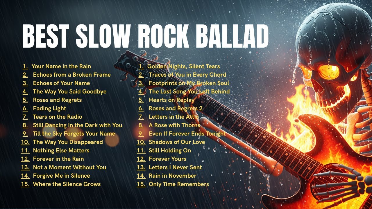 Slow Rock Ballads of True Love | Timeless Romantic Rock Songs from the Golden Era