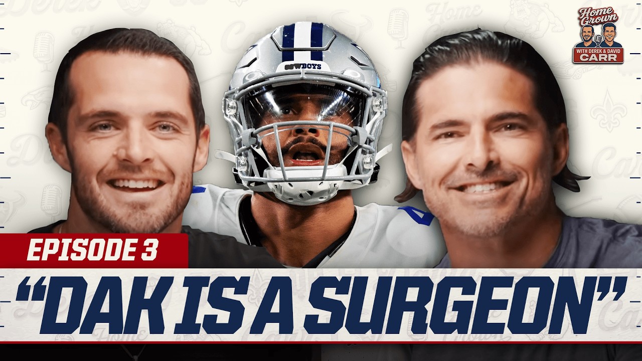 Derek & David Carr Talk…Cowboys Defense COOKED?! Tush Push EVIL?! Chiefs DONE?! | Home Grown Ep. 003