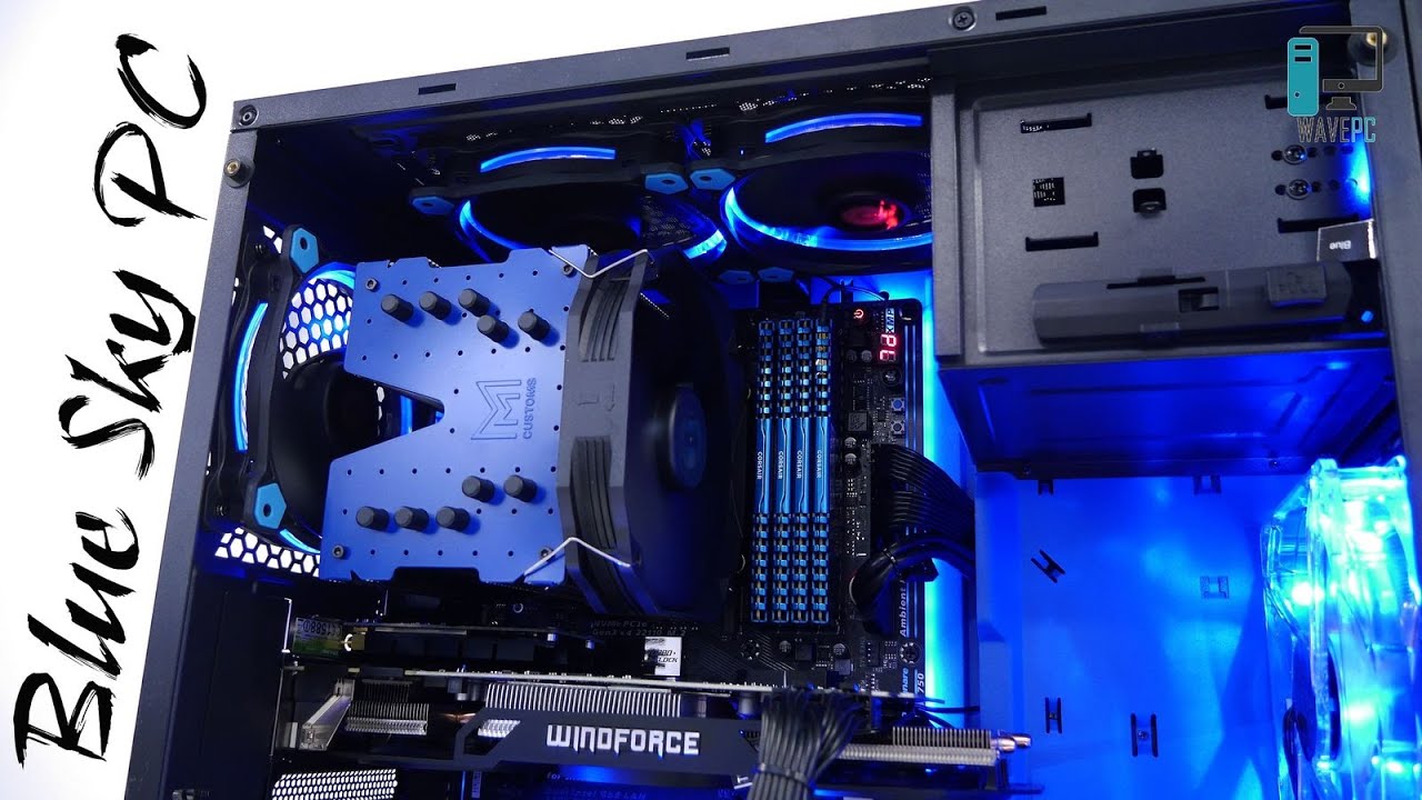 Blue-Sky PC -  prezentacja jednego z najładniejszych PC