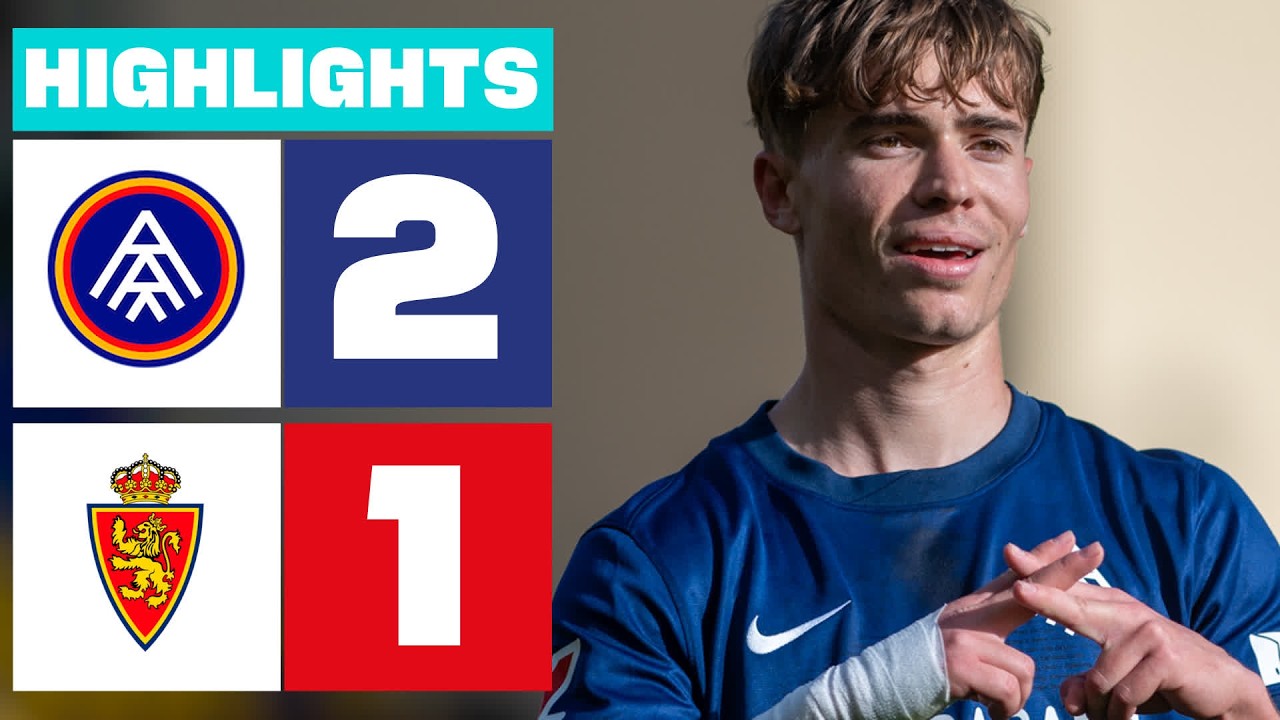 FC ANDORRA 2 - 1 REAL ZARAGOZA | RESUMEN LALIGA HYPERMOTION