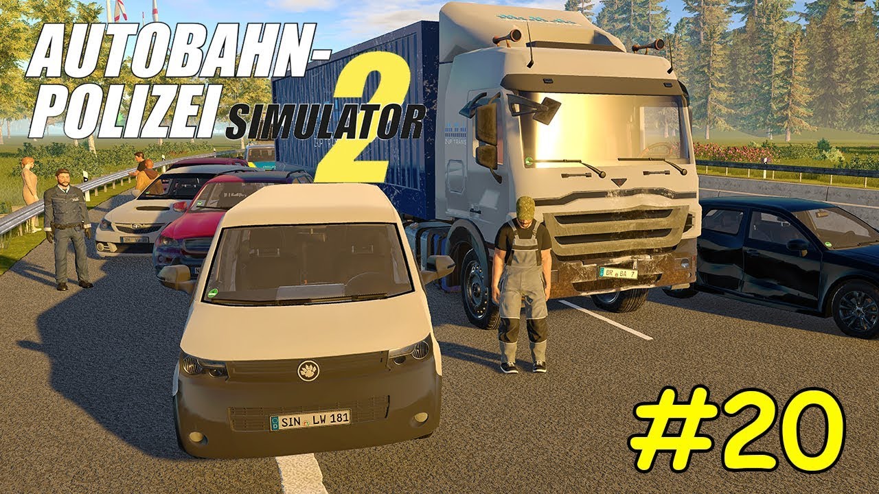 AUTOBAHNPOLIZEI SIMULATOR 2 Teil 20 - SCHWERER UNFALL auf der Autobahn | deutsch | Liongamer1
