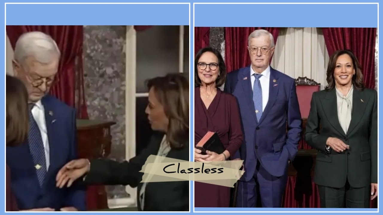 Senator Deb Fischer Husband Goes Viral for refusing to Shake Vice President Kamala Harris Hand!
