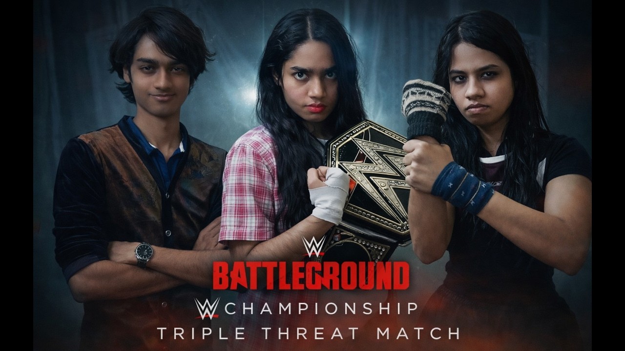 Dean Ambrose vs Seth Rollins vs Roman Reigns WWE Battleground Match | Ring Rockers | Home Wrestling