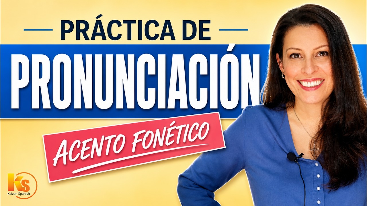 🎤SPANISH PRONUNCIATION👄: Acento fonético | #LearnSpanish