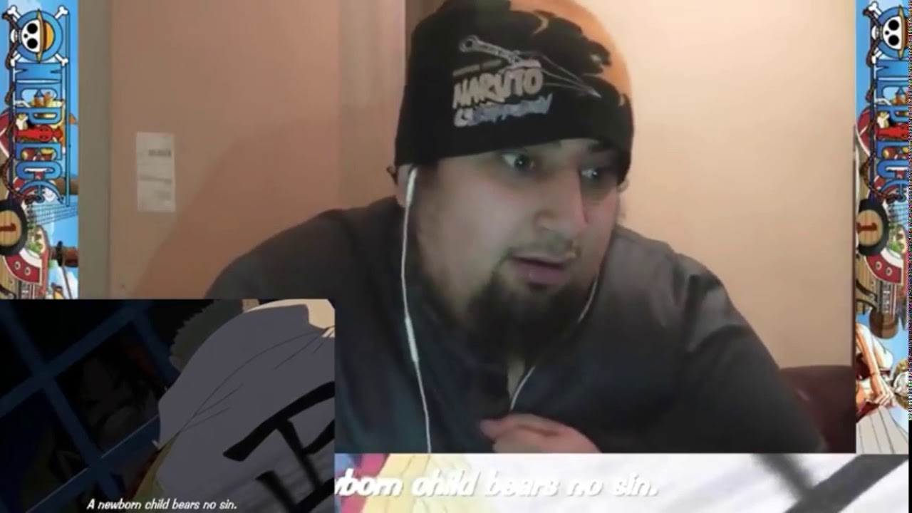 Door fall on Anime man