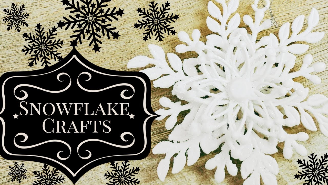 Winter Crafts Tutorial: 4 DIY Snowflake Projects for a Cozy Farmhouse Vibe! ❄️ 🏠