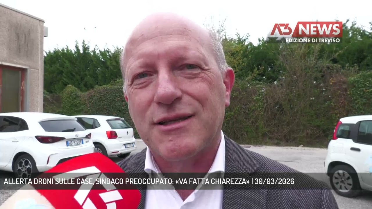 ALLERTA DRONI SULLE CASE, SINDACO PREOCCUPATO: &laquo;VA FATTA CHIAREZZA&raquo; | 30/03/2026
