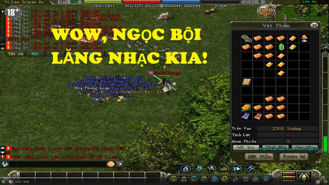 [VLTK Offline] Thử mang may mắn 1000% đi săn boss v&agrave; c&aacute;i kết!