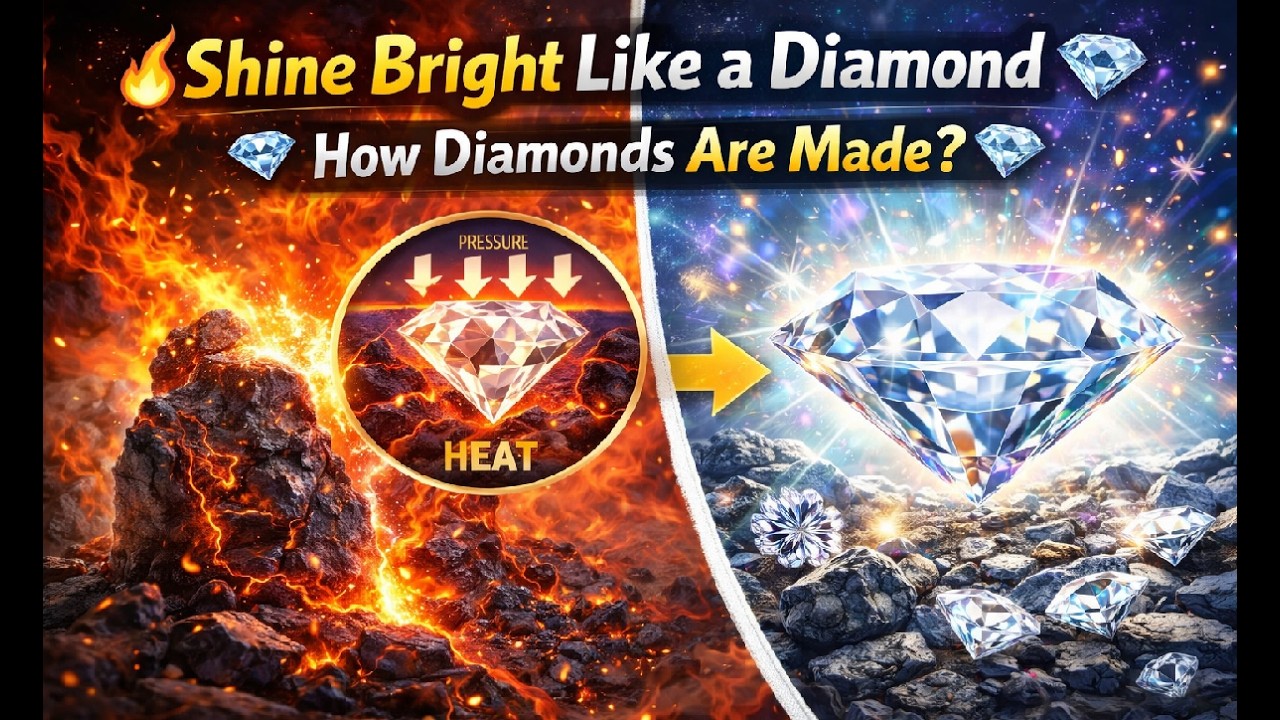 🔥Shine Bright Like a Diamond 💎 | How Diamonds Are Made ?💎