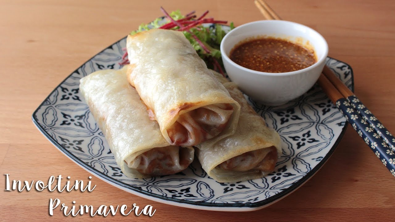 INVOLTINI PRIMAVERA | Non fritti | Cotti al forno | Senza Glutine, Vegan