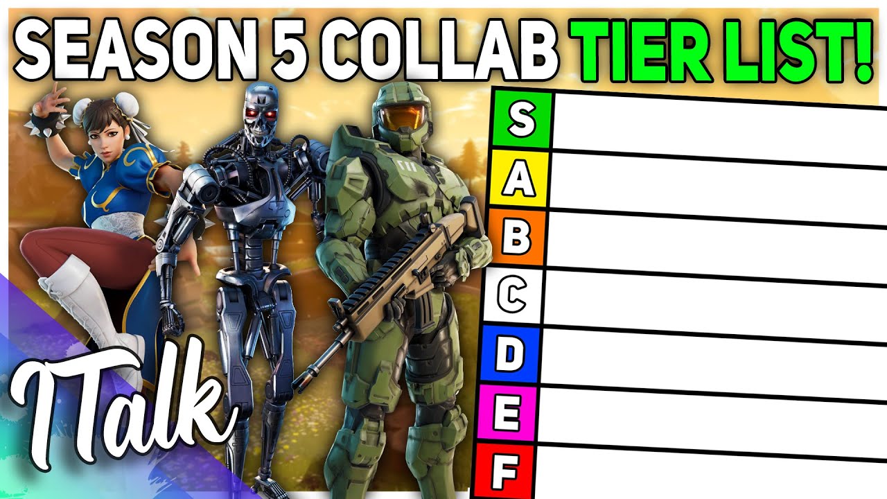 Fortnite Season 5 Collab TIER LIST! (Fortnite Battle Royale)