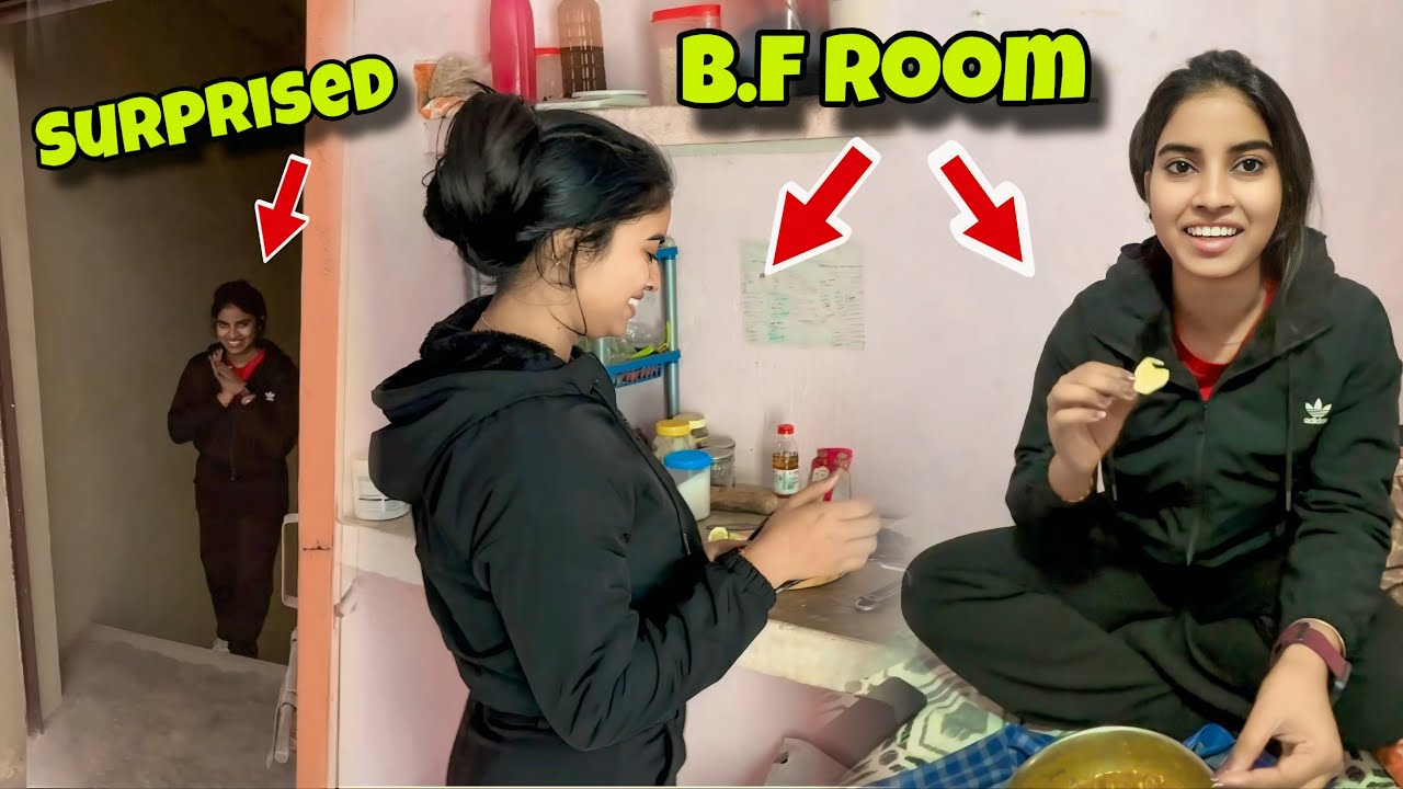 Girlfriend Ayi Room Par || Cooking For Gf❣️