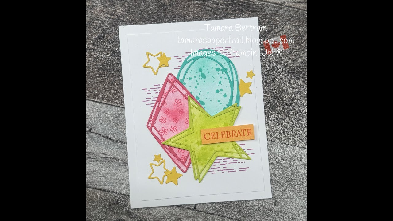 LET ME SHOW YOU HOW to make this fun, bright card using the Swirled Designs Bundle from Stampin Up!