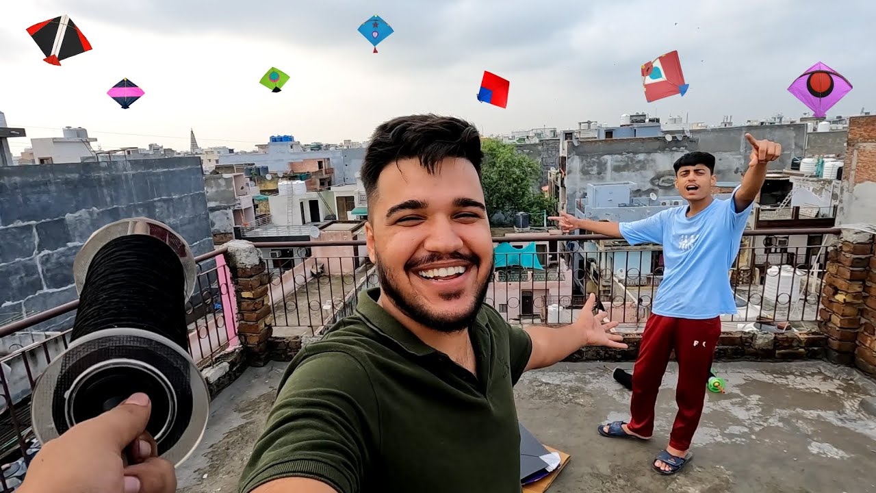 Kite Fighting With Tribal Force Manjha | Biggest Kite Fighting 2025 Delhi | Kite Flying
