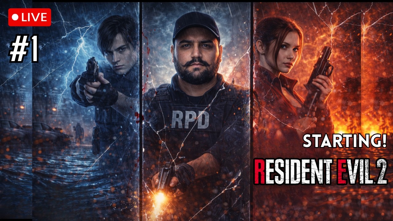 WELCOME TO RESIDENT EVIL 2 REMAKE EPISODE [#1] | GOING INTO ZOMBIE CITY | |LIVE PC GAMEPLAY|