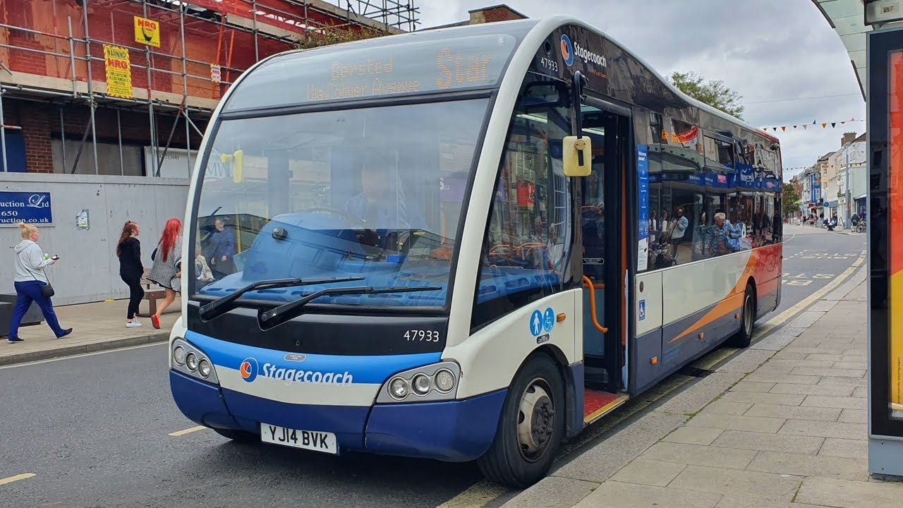 YJ14BVK 47933 Stagecoach South Optare Solo SR Bognor Star to Bersted