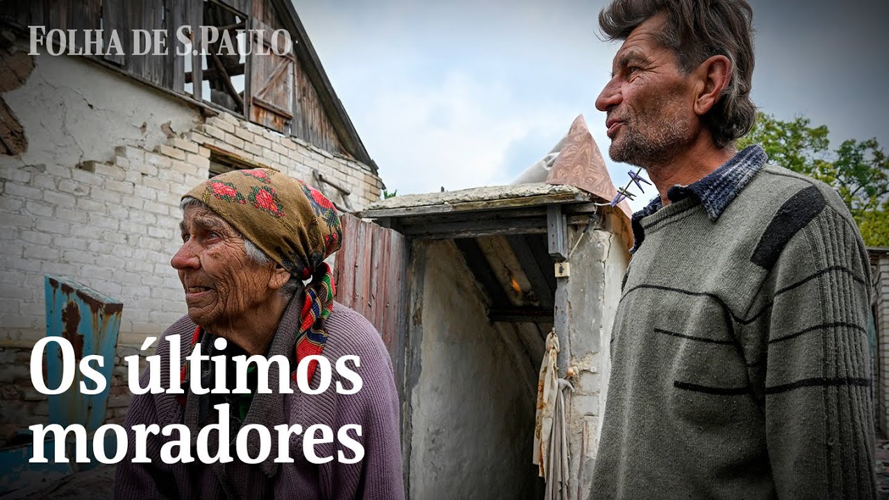 Últimos moradores contam como vila 'onde Deus nasceu' foi destruída pelos russos | CENAS DA GUERRA