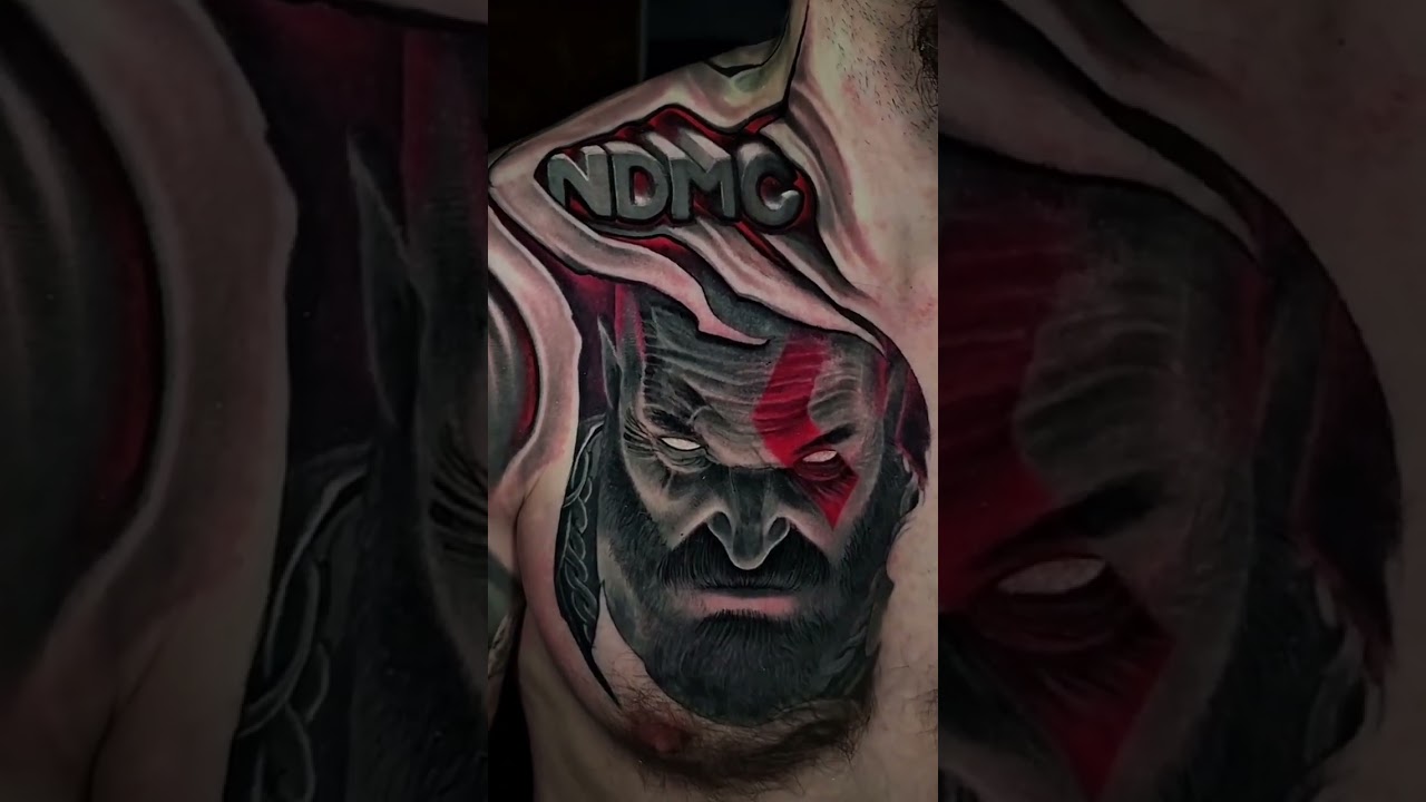Freehand and Kratos                   #kratos #татуировка #татумосква #татутюмень #тюмень #tattoo