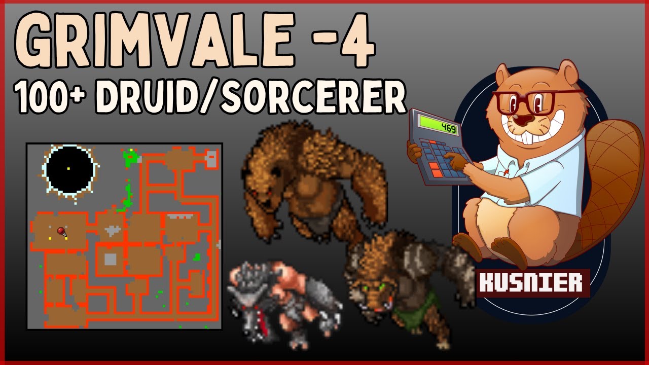 Grimvale -4 | 100+ Druid/Sorcerer | Tibia