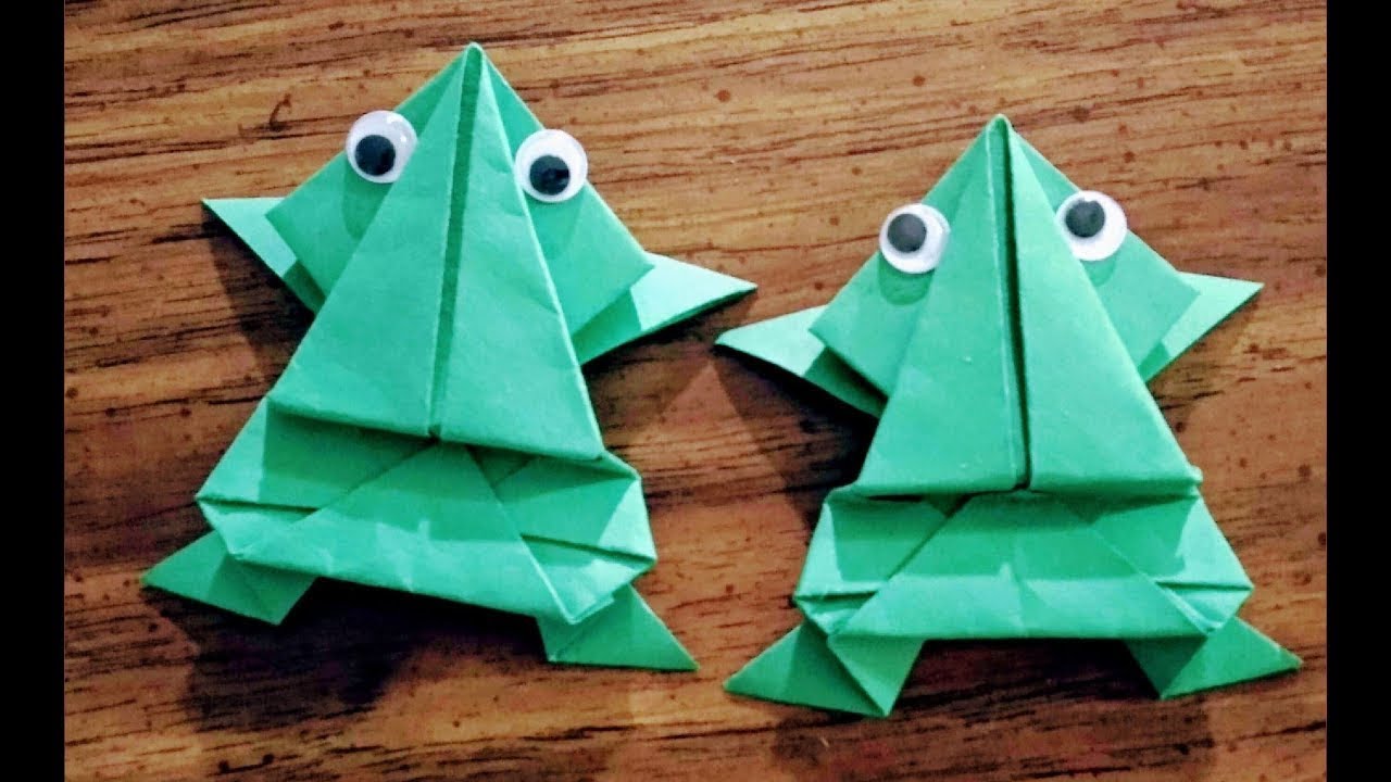 DIY Origami Ideas - How to Make an Origami Frog + Tutorial !