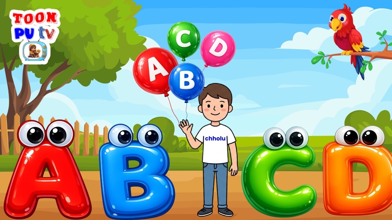 ABC Song for Kids | Learn Alphabet A-Z, 123 Counting & Animals Sounds | Nursery Rhymes