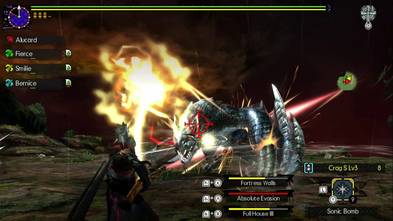 MHGU EX Silverwind Nargacuga Speedrun 00'57