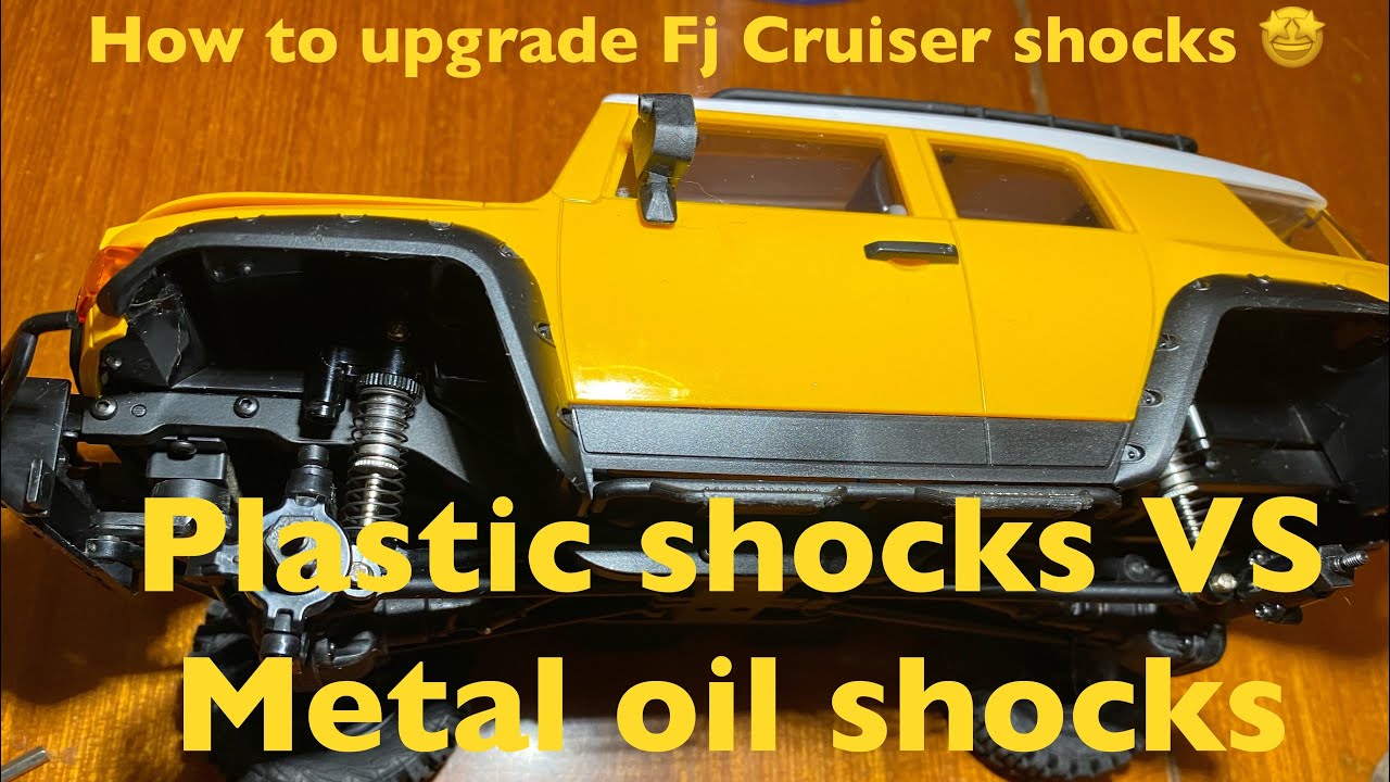 FMS Fj Cruiser Shock replacement . - Plastic shocks Vs Metal oil shocks