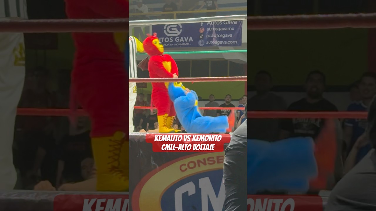 Kemalito vs Kemonito- CMLL Alto Voltaje #luchalibre #cmll #altovoltaje #kemonito #kemalito #viral