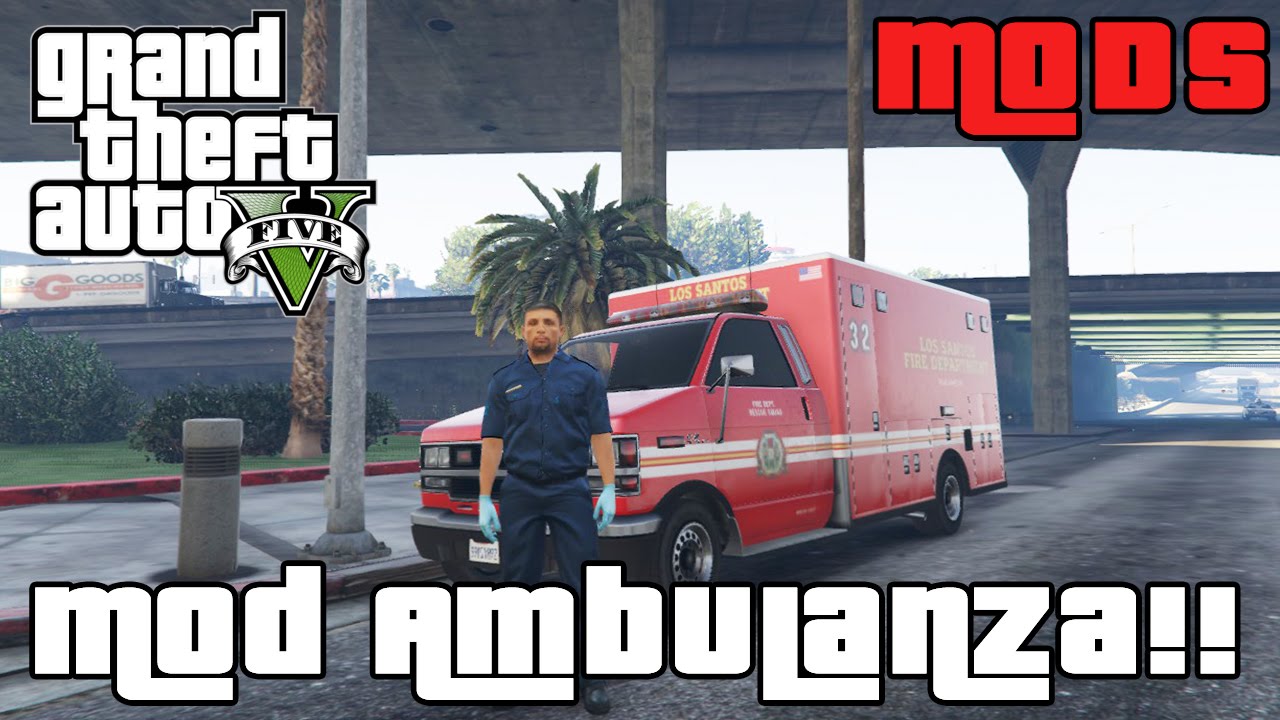 GTA 5 MOD ITA - MISSIONI AMBULANZA - GTA 5 AMBULANCE MINI-MISSIONS GAMEPLAY ITA