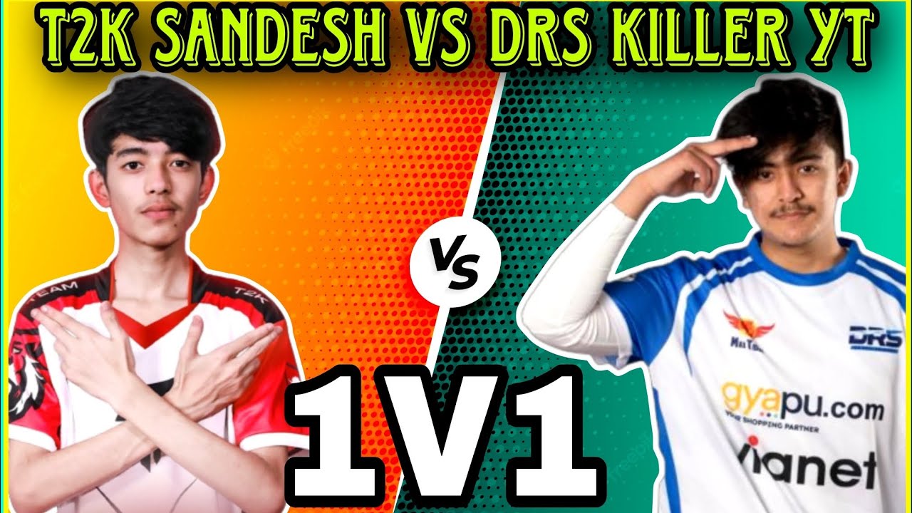 T2K Sand3sh vs DRS Killer YT | 1v1 Friendly TDM Match 🔥🔥 | Clash with kvn