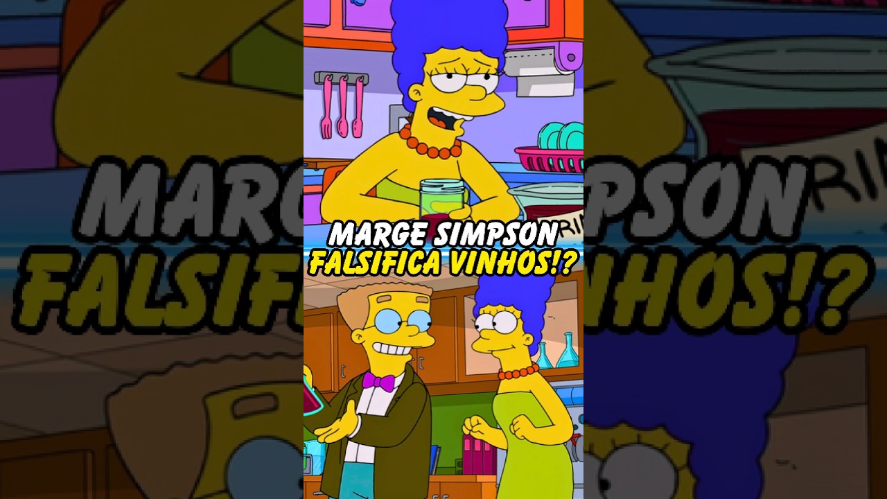 MARGE SIMPSON FALSIFICA VINHOS!? #simpsons #thesimpsons #shorts #bart #homer