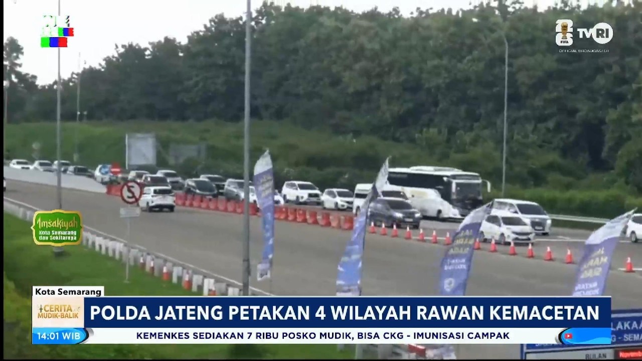 Polda Jateng Petakan 4 Wilayah Rawan Kemacetan