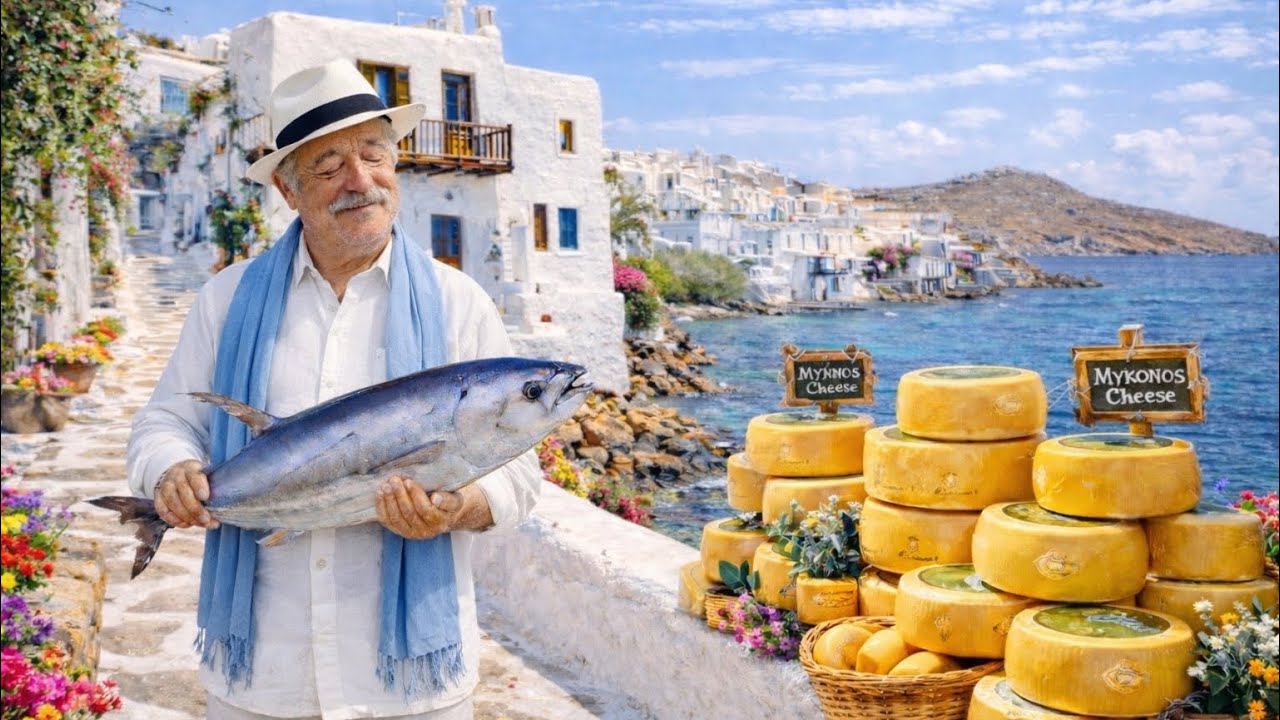 Mykonos Town, Greece | Scenic City Center Walk | 4K HDR 60fps