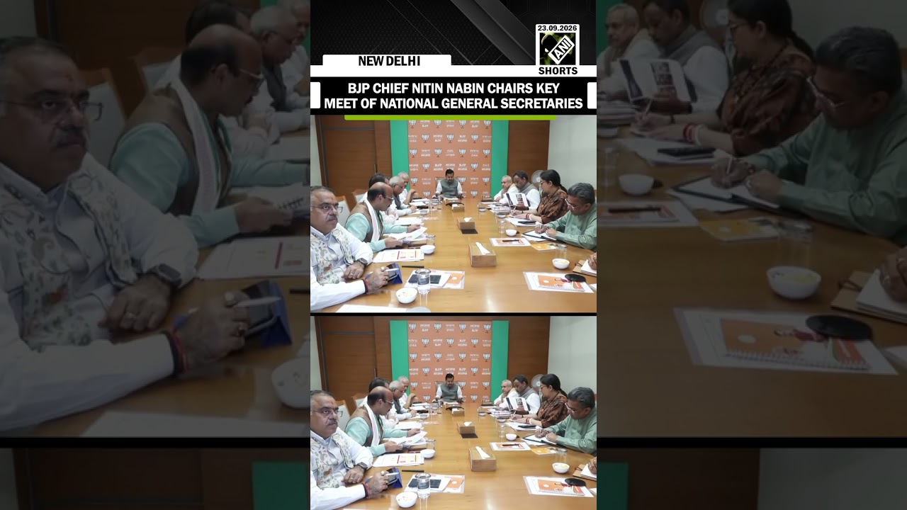 BJP National President Nitin Nabin Chairs Meeting Of National General Secretaries