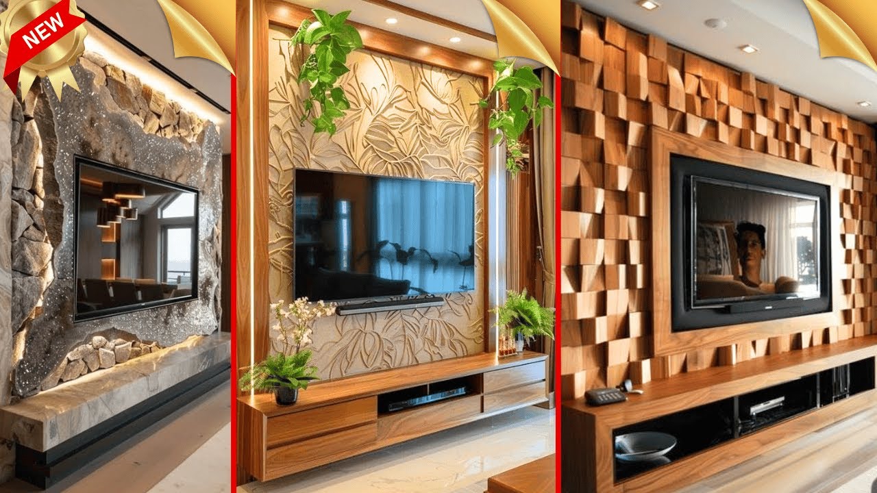 500 Modern TV Wall Unit Design 2025 | TV Cabinet Design | TUV #07