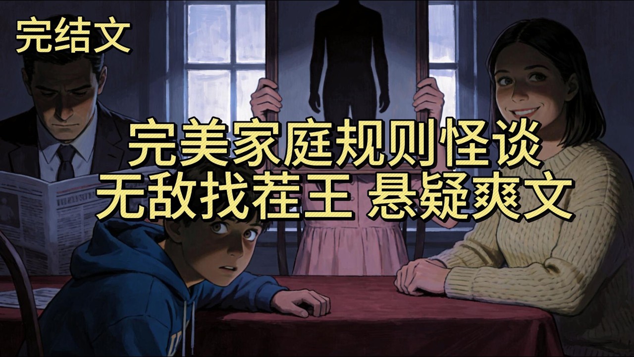 【完结爽文】【规则怪谈】【无敌找茬王】【悬疑爽文】我进入了完美家庭规则怪谈家人朋友老师都想杀了我，必须扮演一个好儿子好哥哥好学生才能活下来好在他们也需要遵守规则 #完结文  #一口气看完  #悬疑故事
