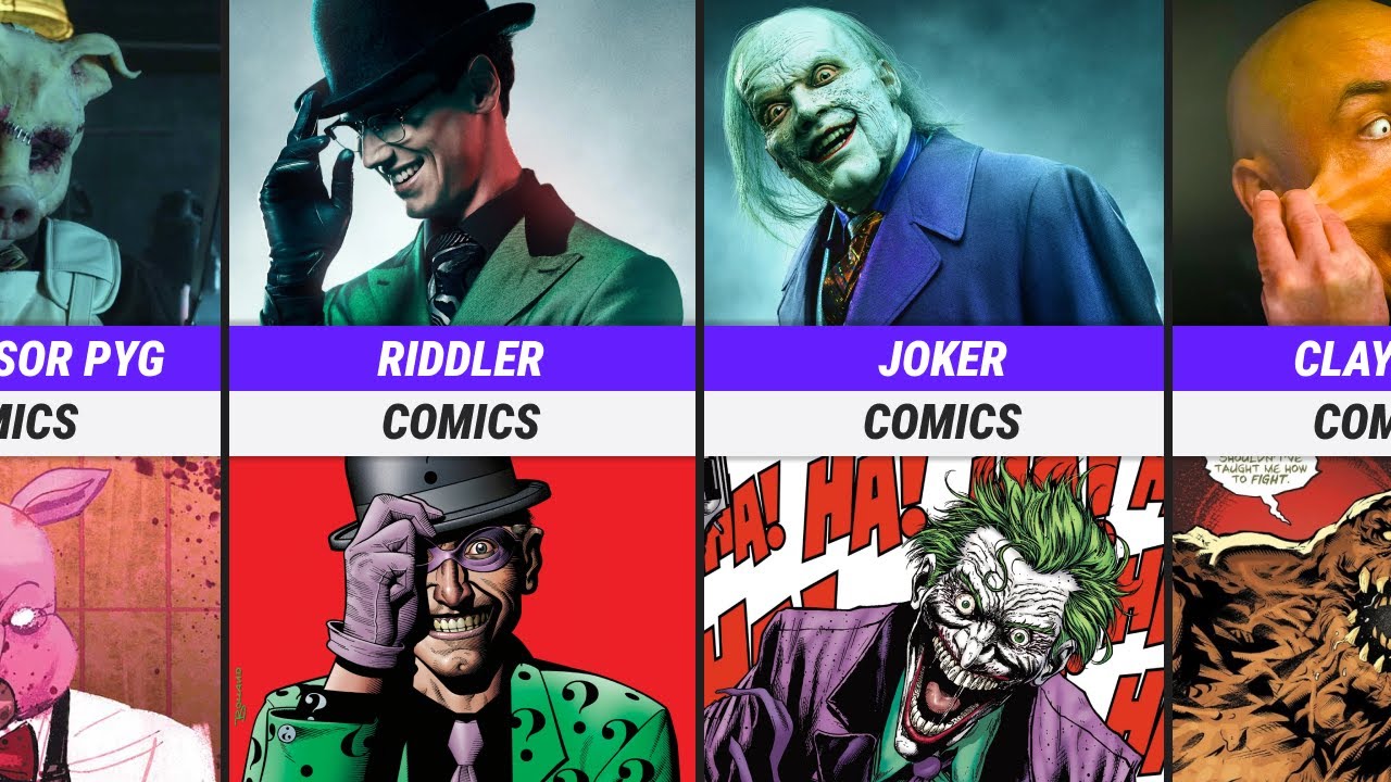 Gotham: Series Vs Comics Comparison