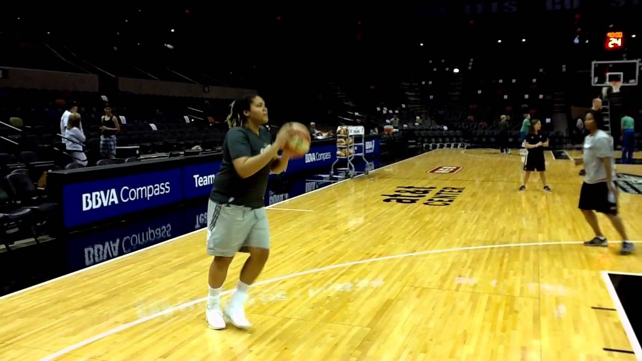Danielle Adams Prepares For The Lynx