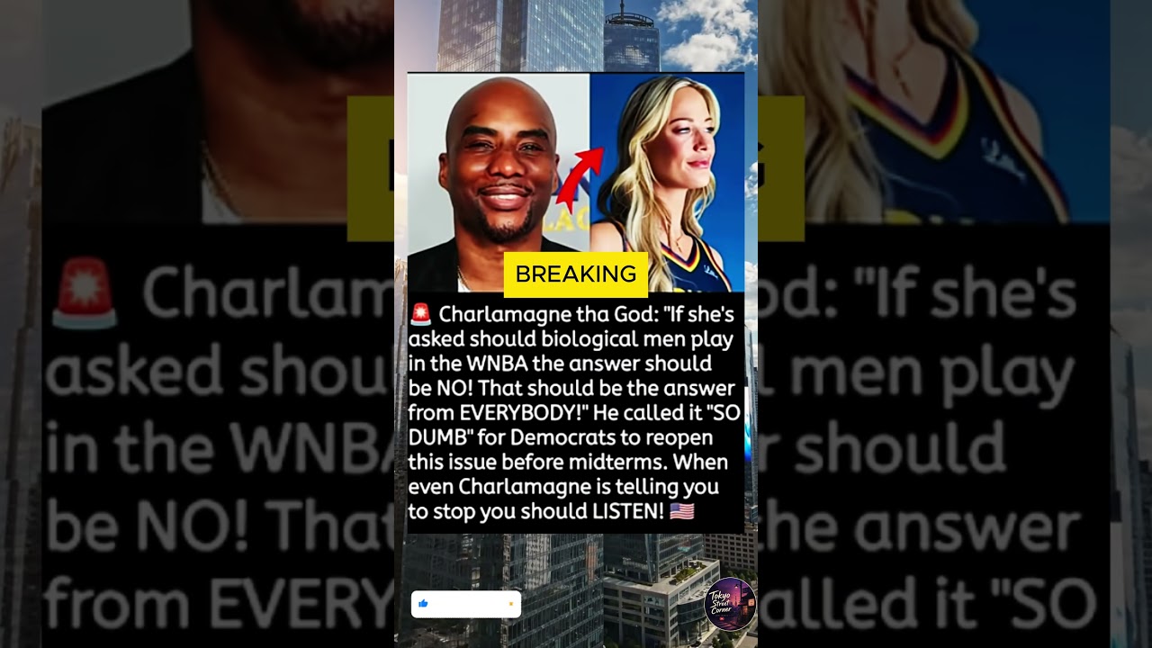 Charlamagne Tha God Weighs In on WNBA Eligibility Debate 🇺🇸 #short #newswnba #sophie