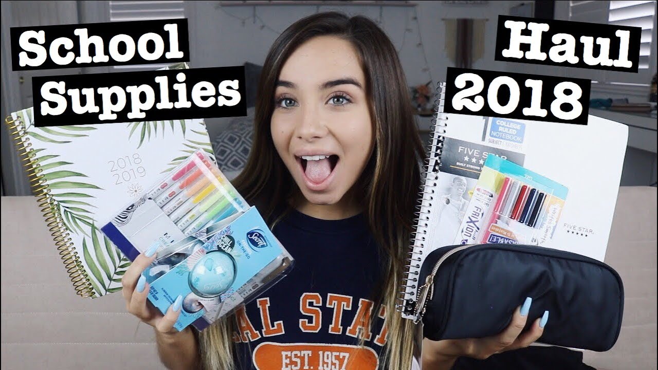 Back To School Supplies Haul 2018